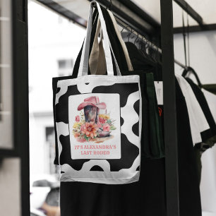 Roze Cowgirl Nashville Let's Go Meisjes Bacheloret Tote Bag