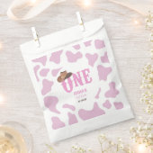 Roze Cowgirl ONE Eerste Rodeo 1e Verjaardagsfeest Bedankzakje (Geknipt)