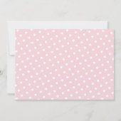 Roze Cowgirl Party Kaart (Achterkant)