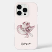 Roze Cowgirl Pet Case-Mate iPhone Case (Achterkant)