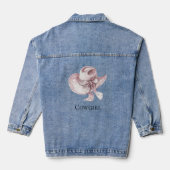 Roze Cowgirl Pet Denim Jacket (Achterkant)