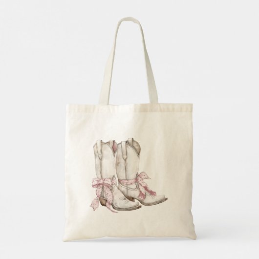 Roze Cowgirl Pet Tote Bag (Achterkant)