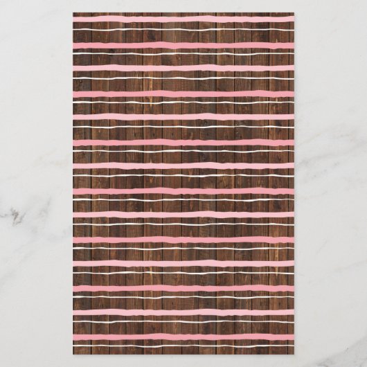 Roze Cowgirl Raad de Kaart van het Baby-schoenensp (Achterkant)