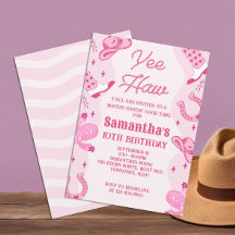 Roze Cowgirl Rodeo Verjaardag