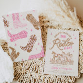 Roze Cowgirl Uitnodiging voor verjaardag