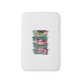 Roze Cowgirl Valentijn, Hart Badmat (Voorkant Verticaal)