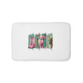 Roze Cowgirl Valentijn, Hart Badmat (Voorkant)