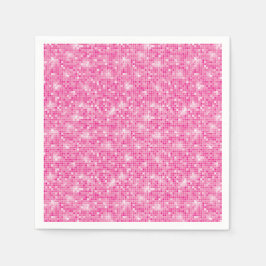 Roze Cowgirl Verjaardagsfeest Let's Go Girls Roze Servet