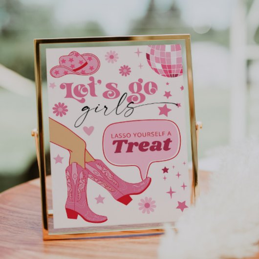 Roze Cowgirl Verjaardagsfeest Let's Go Girls Trakt