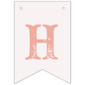 Roze Cowgirl Verjaardagsfeestdecor Vlaggetjes (Tweede vlag)