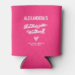 Roze Cowgirl vrijgezellenfeest Blikjeskoeler