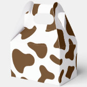 Roze Cowgirl Western Baby shower Bedankdoosjes (Achterkant)