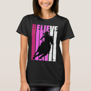Roze Cowgirls Verjaardag Geloof Motivatie Inspir T-shirt