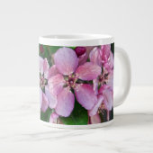 Roze Crabapple Blossom Grote Koffiekop (Voorkant rechts)