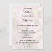 Roze Crabapples Blossom Bridal Shower Uitnodiging (Voorkant)