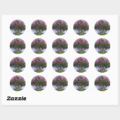 Roze Crape Myrtle Mound Stickers (Vel)