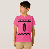 Roze Crayon Box Halloween Party Group Costuum T-shirt (Voorkant volledig)
