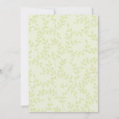  Roze Cream Floral Greenery 60th Birthday Kaart (Achterkant)