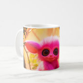 Roze creatie koffiemok (Voorkant links)