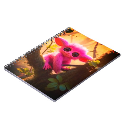 Roze creatie notitieboek (Linkerzijde)