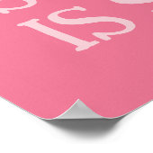 Roze Creatieve Hulpmiddelen Illustratie Zelfzorg Poster (Hoek)