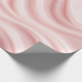 Roze Crème Abstract Ontwerp Cadeaupapier (Hoek)
