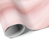 Roze Crème Abstract Ontwerp Cadeaupapier (Rol Hoek)