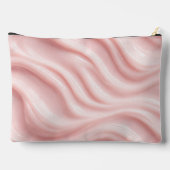 Roze Crème Abstract Ontwerp met Naam Etui (Achterkant)