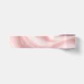 Roze Crème Abstract Ontwerp Satijnen Lint (Voorkant)