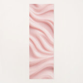 Roze Crème Abstract Ontwerp Yogamat (Voorkant)