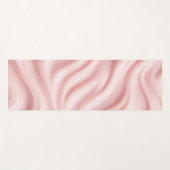 Roze Crème Abstract Ontwerp Yogamat (Voorkant (horizontaal))
