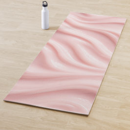 Roze Crème Abstract Ontwerp Yogamat