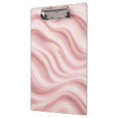 Roze Crème Abstract Patroon Klembord (Links)