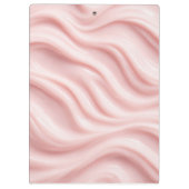 Roze Crème Abstract Patroon Klembord (Achterkant)