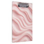 Roze Crème Abstract Patroon Klembord (Rechts)