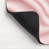 Roze Crème Abstract Patroon Muismat (Hoek)
