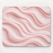 Roze Crème Abstract Patroon Muismat (Voorkant)