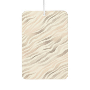 Roze Crème Beige Zebra Animal Print Luchtverfrisser