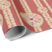 Roze crème en Rozen Floral Cadeaupapier (Rol Hoek)