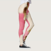 Roze Crème Goud Koeienhuid Leggings (Rechts)