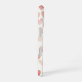 Roze Crème Harten iPhone 16 Hoesje (Rechterkant)