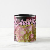 Roze Crème Hydrangeas geel roze bloemen Beste tant Mok (Midden)