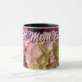 Roze Crème Hydrangeas geel roze bloemenmoeders Mok (Midden)