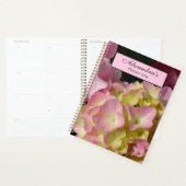 Roze Crème Hydrangeas geel roze groen bloemig Planner (Display)
