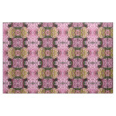 Roze Crème Hydrangeas geel roze groen bloemig Stof (Fat Quarter)