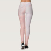 roze crème leggings (Achterkant)