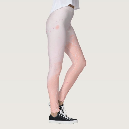 roze crème leggings (Rechts)