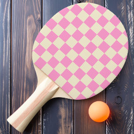 Roze & Crème Rutgerooster Tafeltennisbatje
