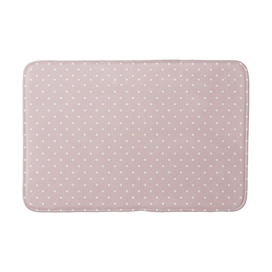 Roze Crème Stippen Whimsical Badmat (Voorkant)