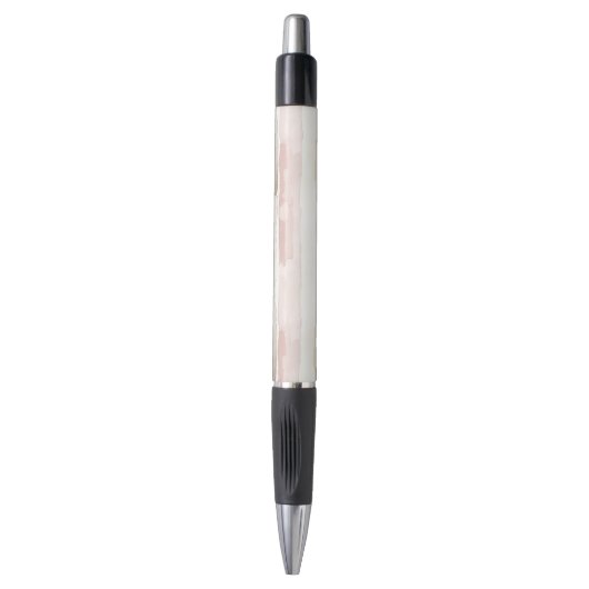 Roze Crème Strepen Pen (Voorkant Verticaal)